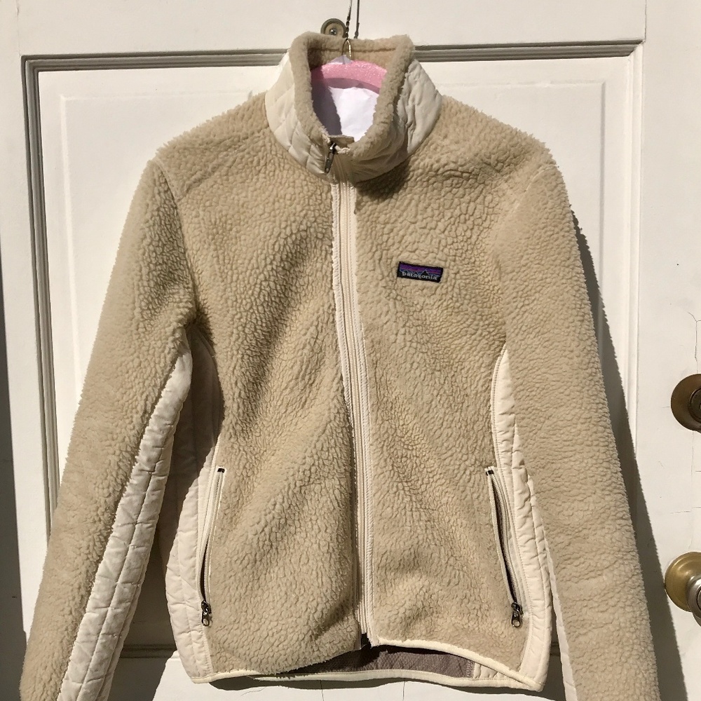 Vintage Retro Patagonia Fleece Zip Jacket Size M